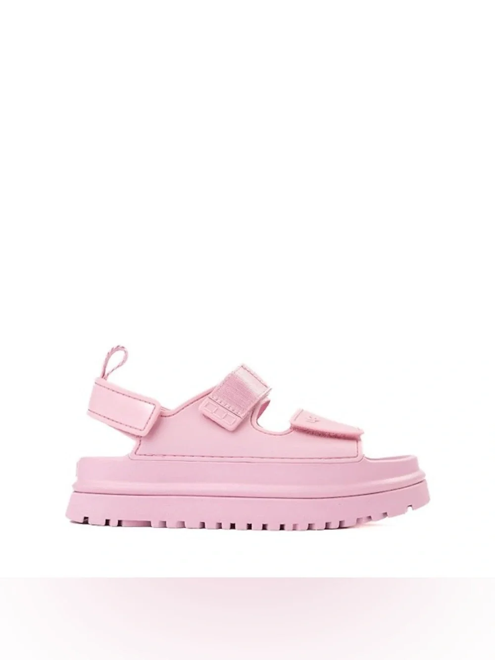 UGG K Goldenglow Pink Strappy Platform Sandals Size 13 Kids